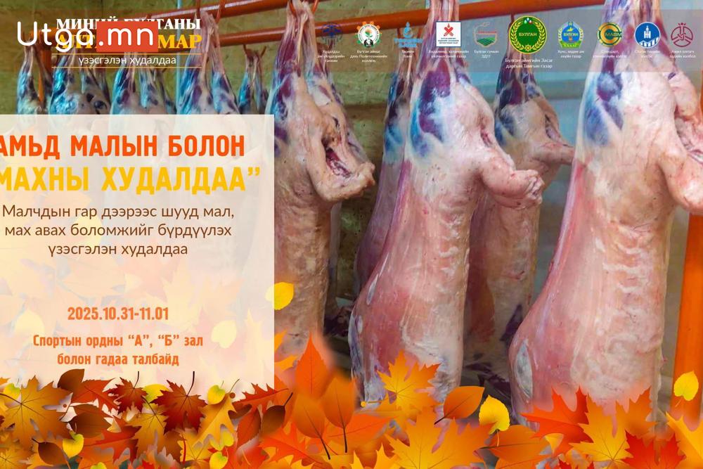 БУЛГАН АЙМАГ: “МИНИЙ БУЛГАНЫ АЛТАН НАМАР-2025” ҮЗЭСГЭЛЭН ХУДАЛДАА ЗОХИОН БАЙГУУЛАГДАНА