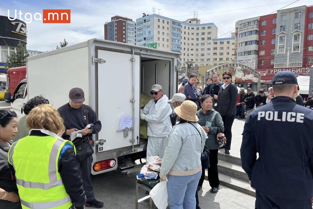 Нийслэлд зургаан цэгээр нөөцийн мах борлуулж байна