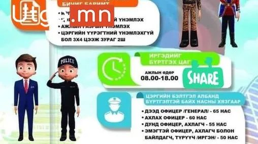 ЦЭРГИЙН БҮРТГЭЛ ЭХЭЛЛЭЭ